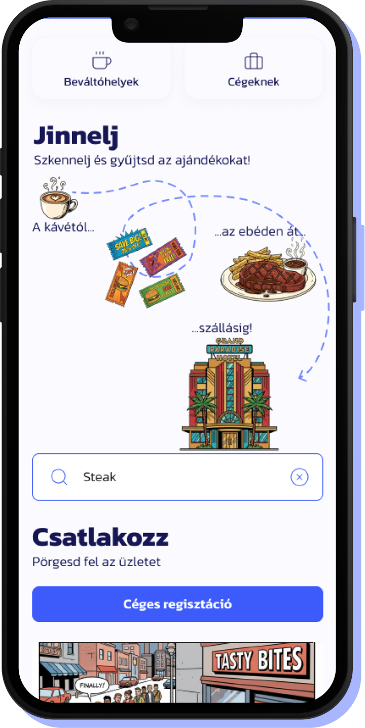 Scanjinn jutalom útvonal