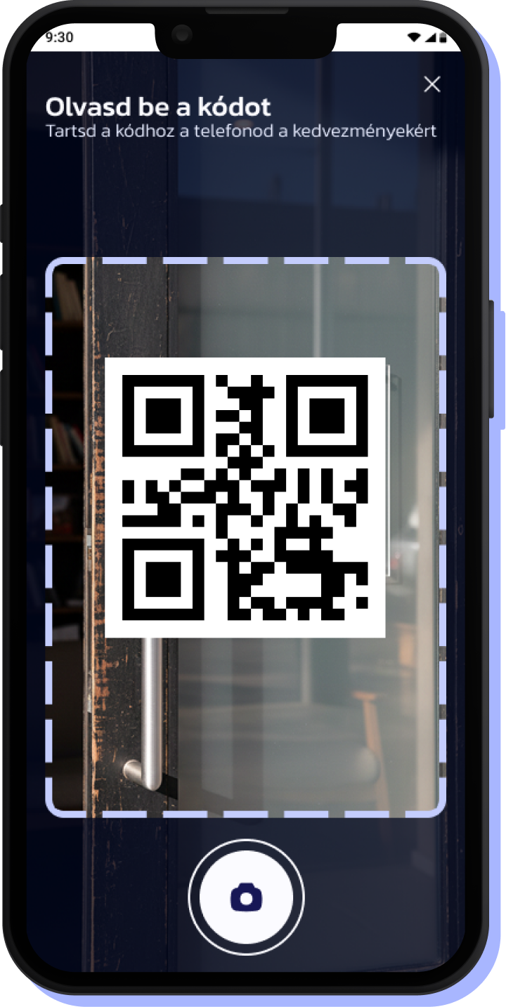 QR beolvasás