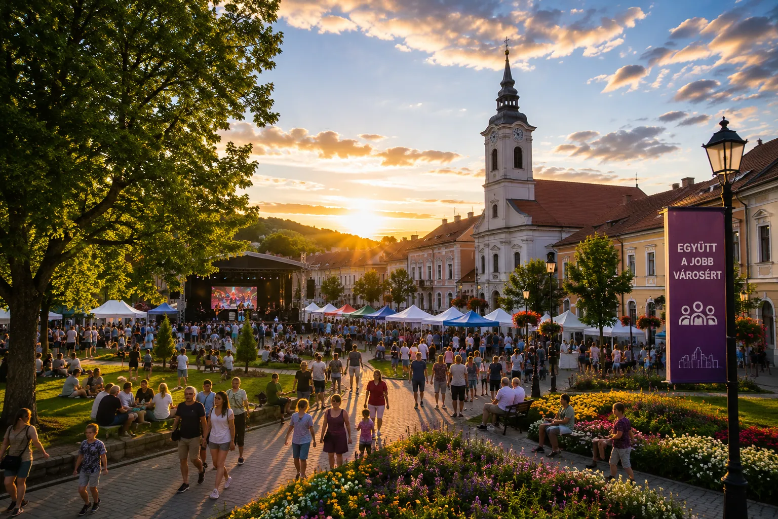 Városi közösségi program és helyi esemény